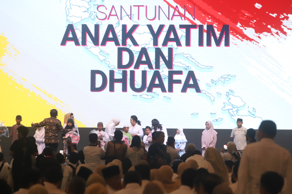 Fraksi Gerindra DPR merayakan HUT ke-18 Partai Gerindra di Gedung Nusantara IV (Ashar/SinPo.id)