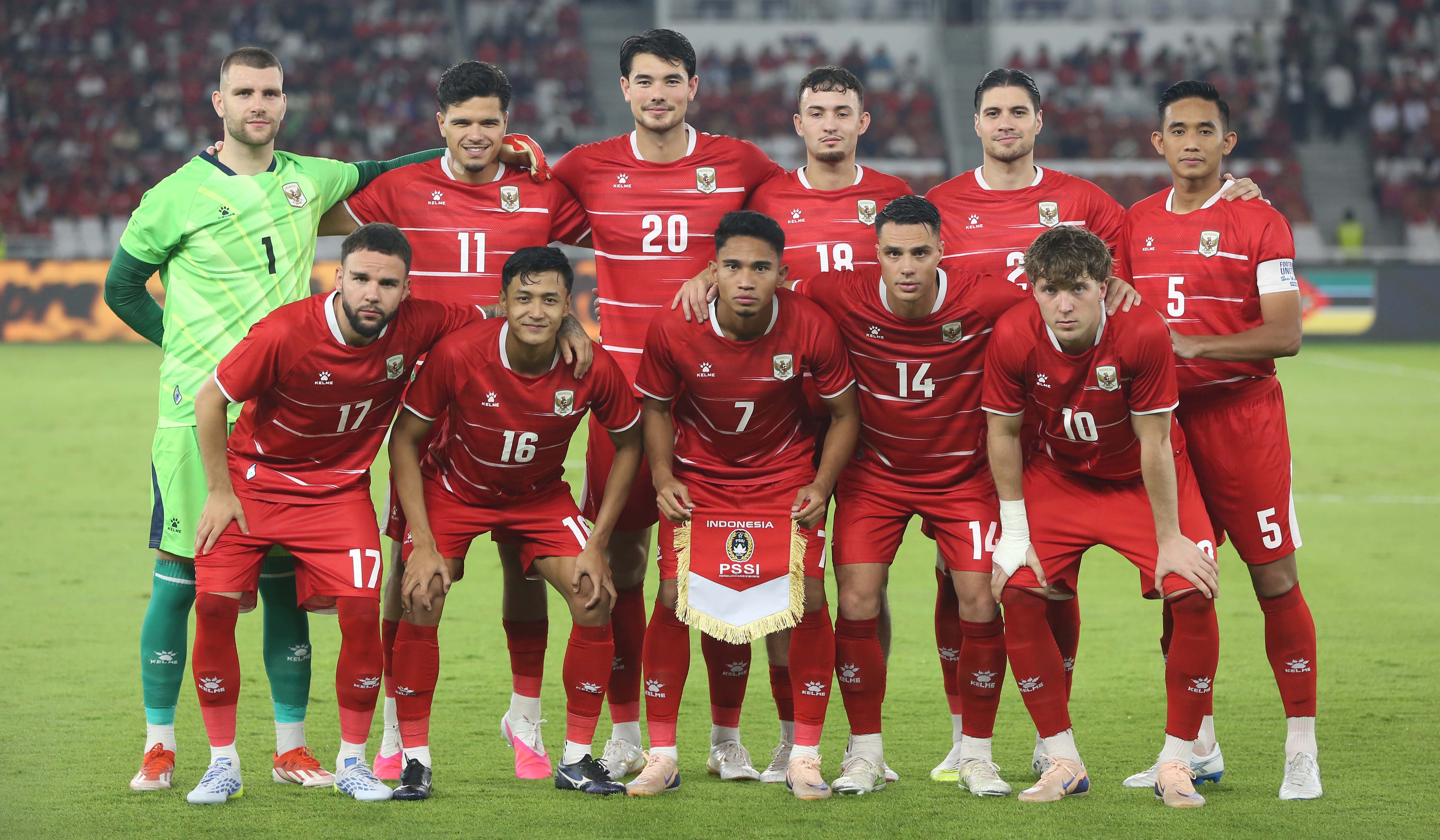 Laga timnas Indonesia melawan timnas Mozambik di SUGBK. (Agus Priatna/SinPo.id)