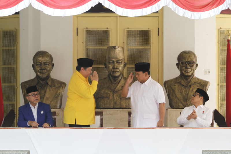 Golkar dan PAN resmi dukung Prabowo Subianto Presiden 2024 (Ashar/SinPo.id)