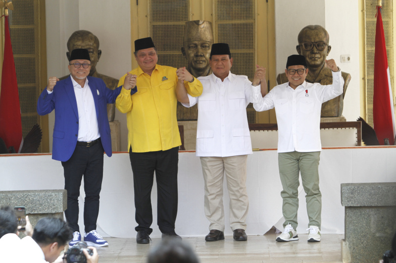 Golkar dan PAN resmi dukung Prabowo Subianto Presiden 2024 (Ashar/SinPo.id)