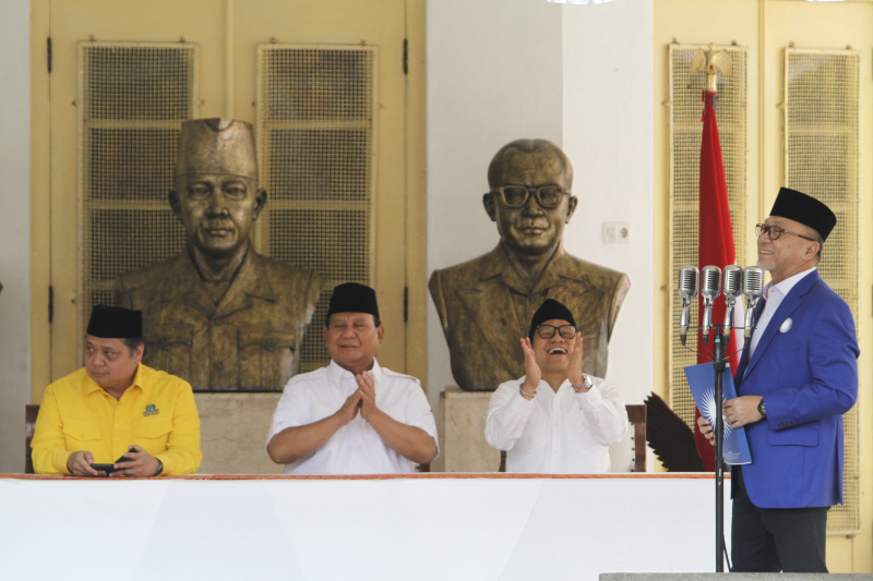 Golkar dan PAN resmi dukung Prabowo Subianto Presiden 2024 (Ashar/SinPo.id)