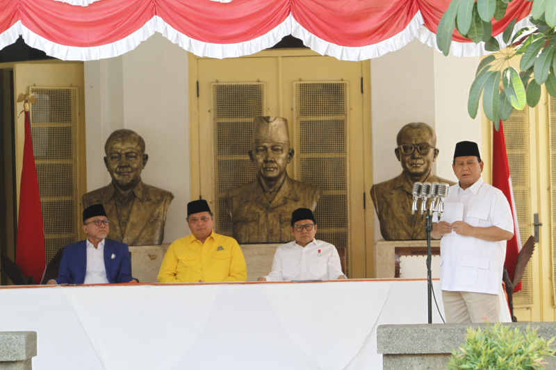 Golkar dan PAN resmi dukung Prabowo Subianto Presiden 2024 (Ashar/SinPo.id)