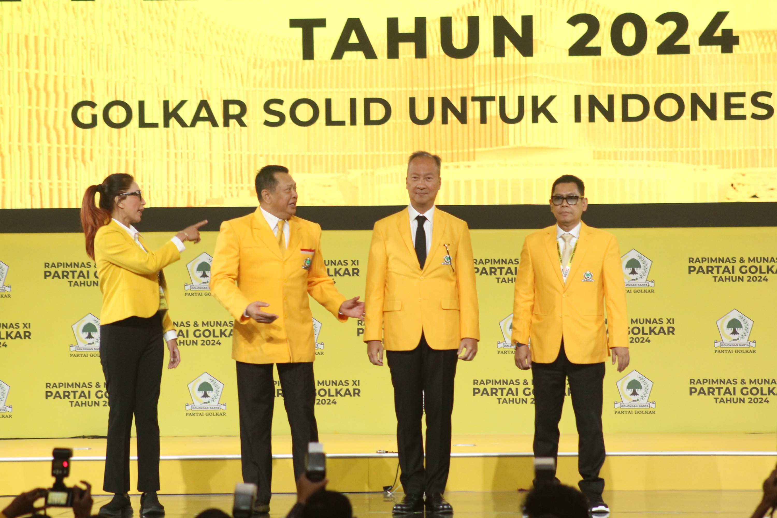 Partai Golkar gelar Rapimnas dan Munas XI di Jakarta Convention Center (Ashar/SinPo.id)