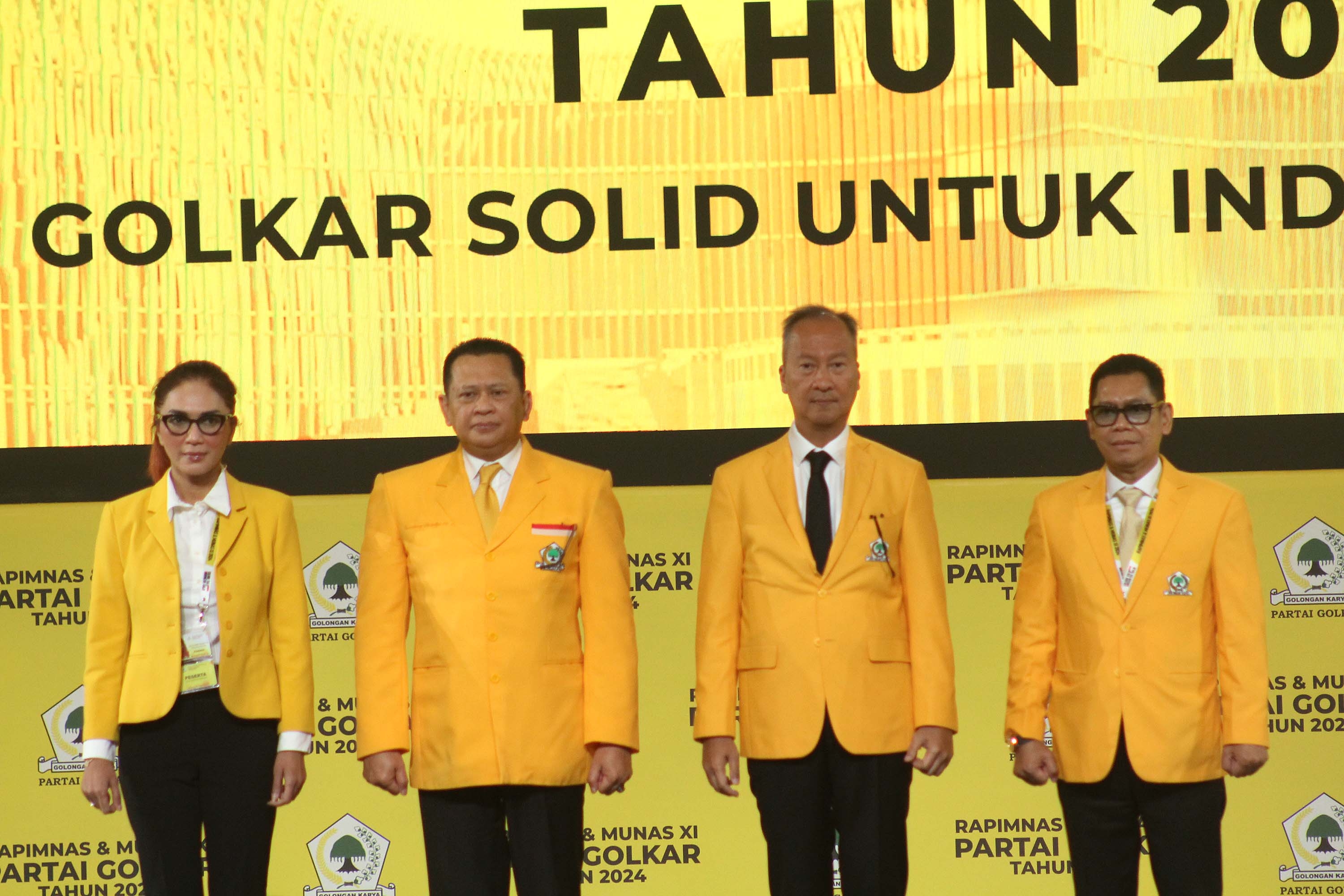 Partai Golkar gelar Rapimnas dan Munas XI di Jakarta Convention Center (Ashar/SinPo.id)