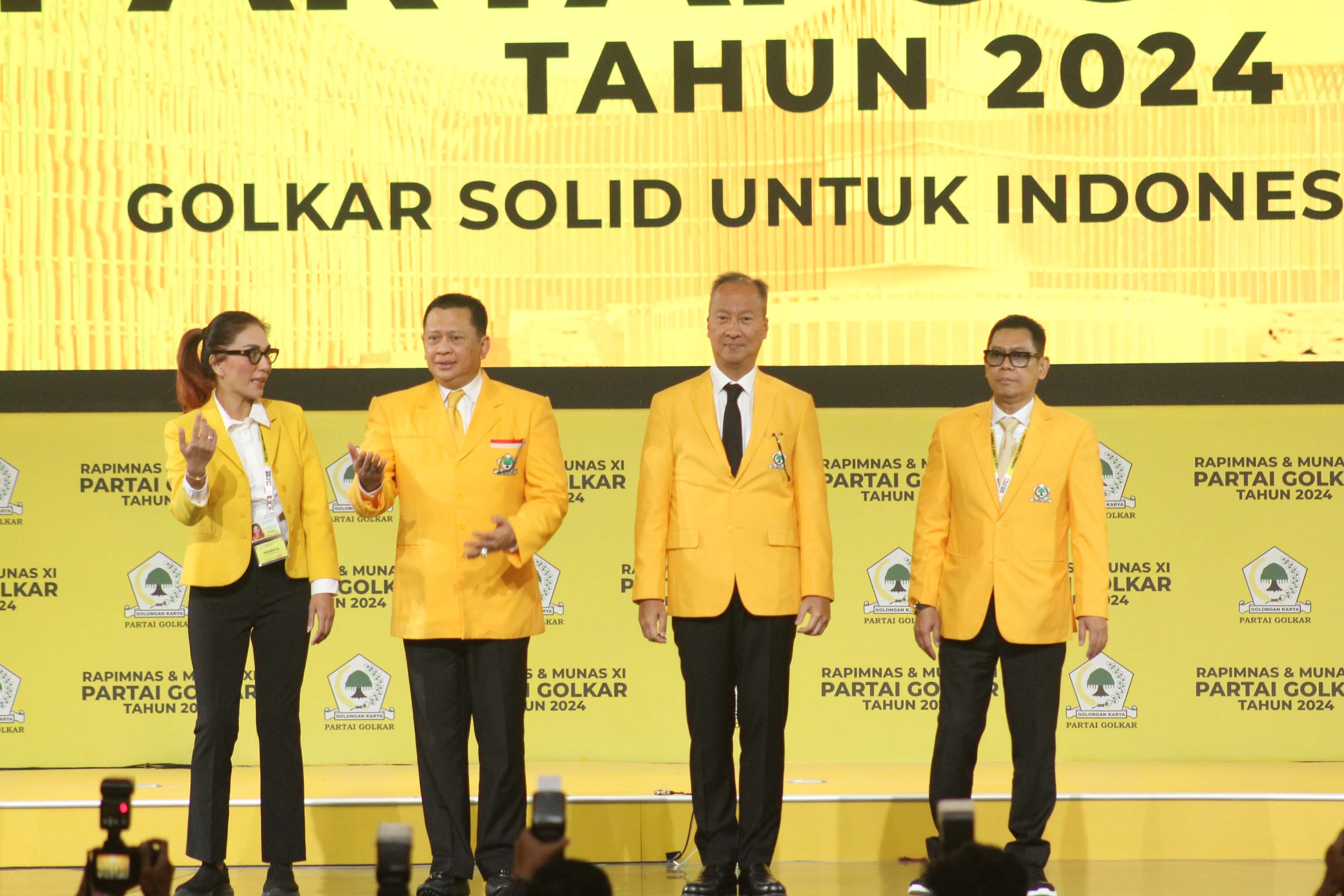 Partai Golkar gelar Rapimnas dan Munas XI di Jakarta Convention Center (Ashar/SinPo.id)