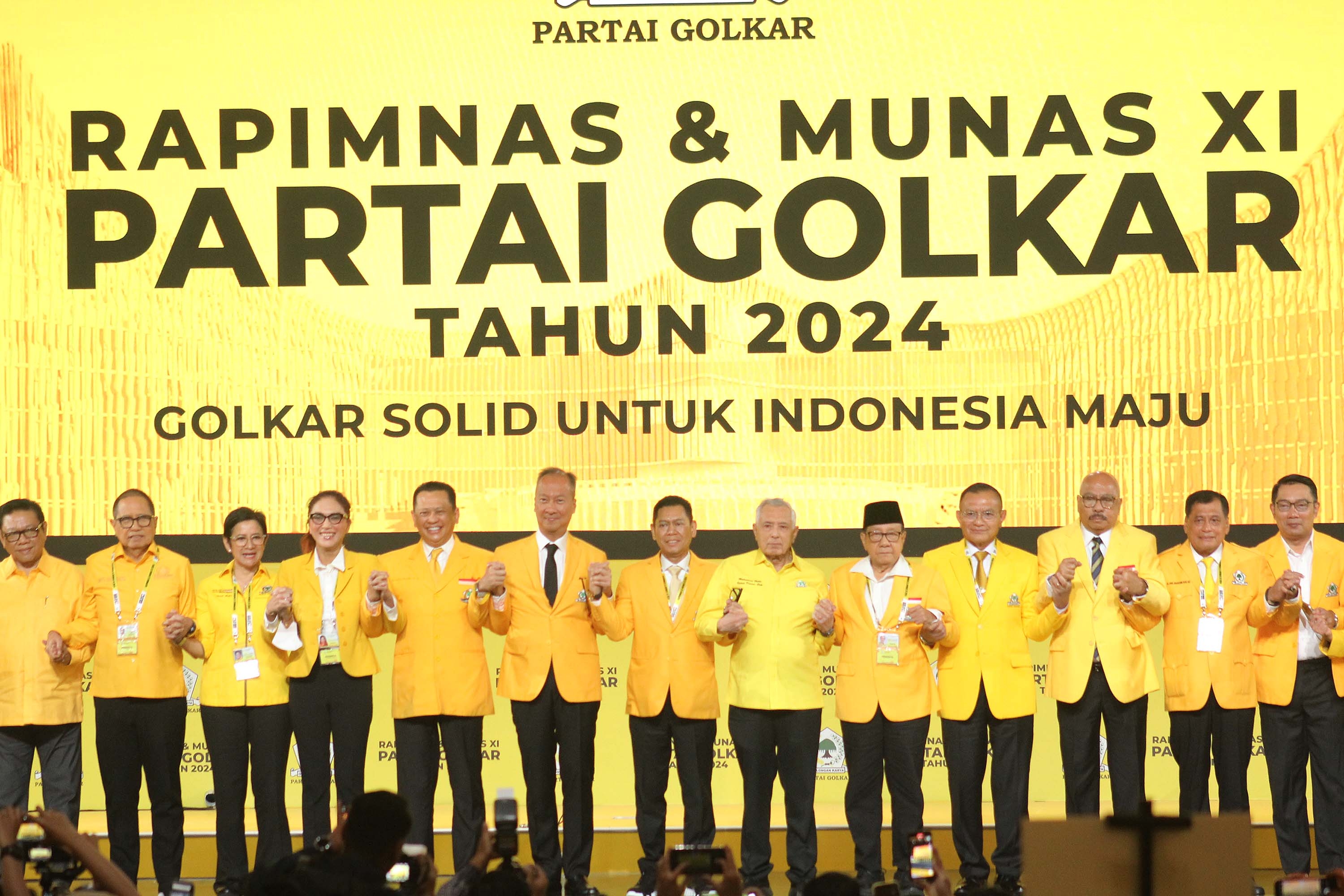 Partai Golkar gelar Rapimnas dan Munas XI di Jakarta Convention Center (Ashar/SinPo.id)