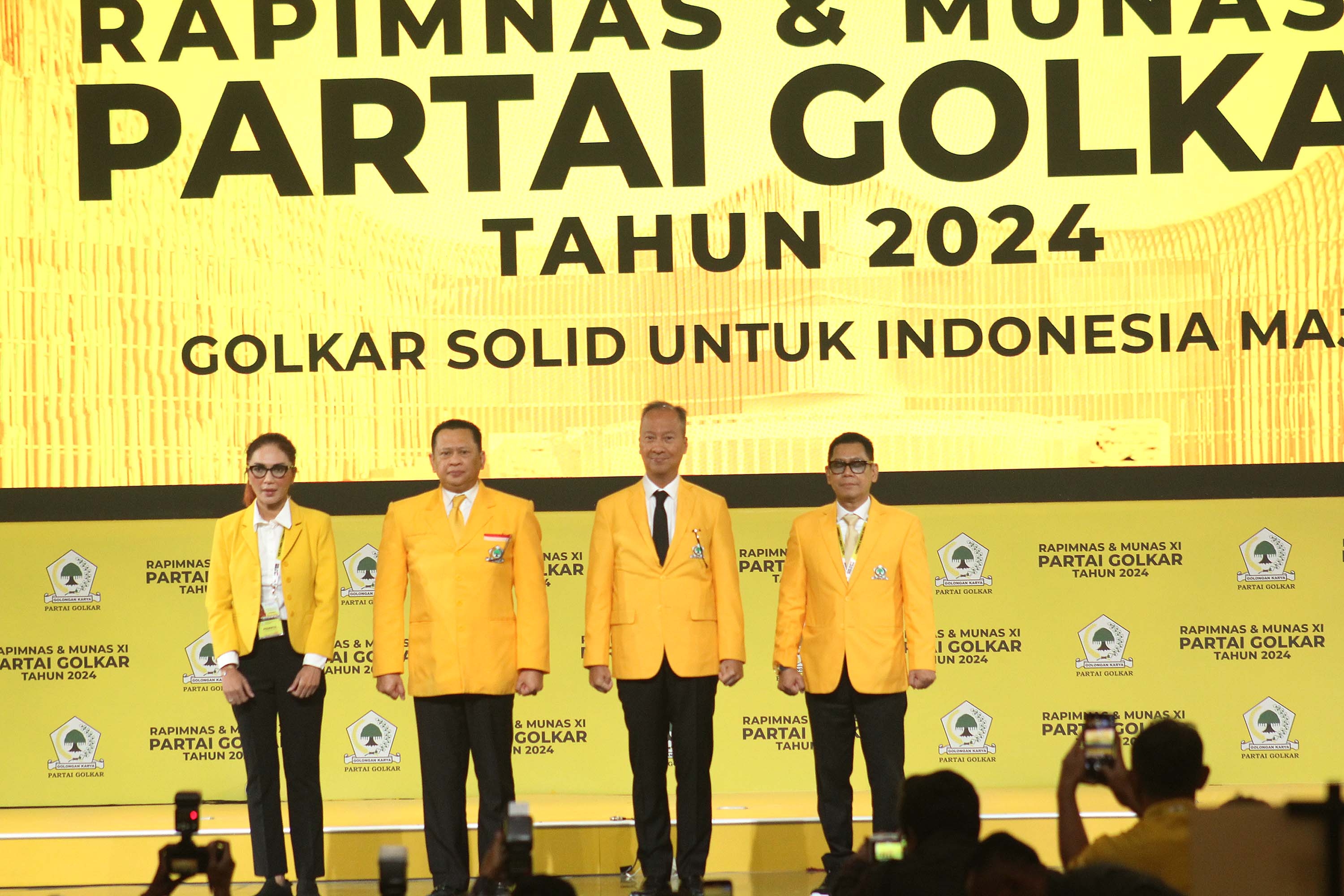 Partai Golkar gelar Rapimnas dan Munas XI di Jakarta Convention Center (Ashar/SinPo.id)