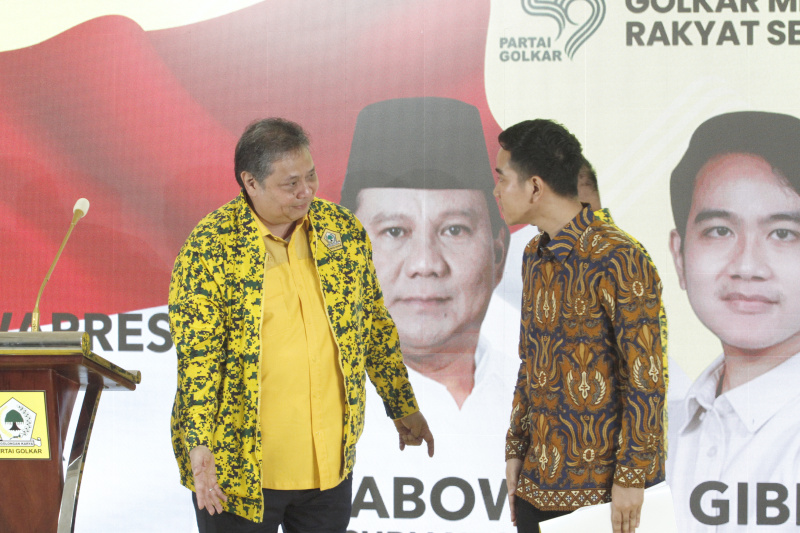 Wali Kota Solo Gibran Rakabuming Raka hadiri Rapimnas Partai Golkar (Ashar/SinPo.id)