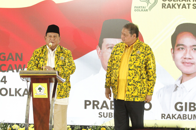 Wali Kota Solo Gibran Rakabuming Raka hadiri Rapimnas Partai Golkar (Ashar/SinPo.id)