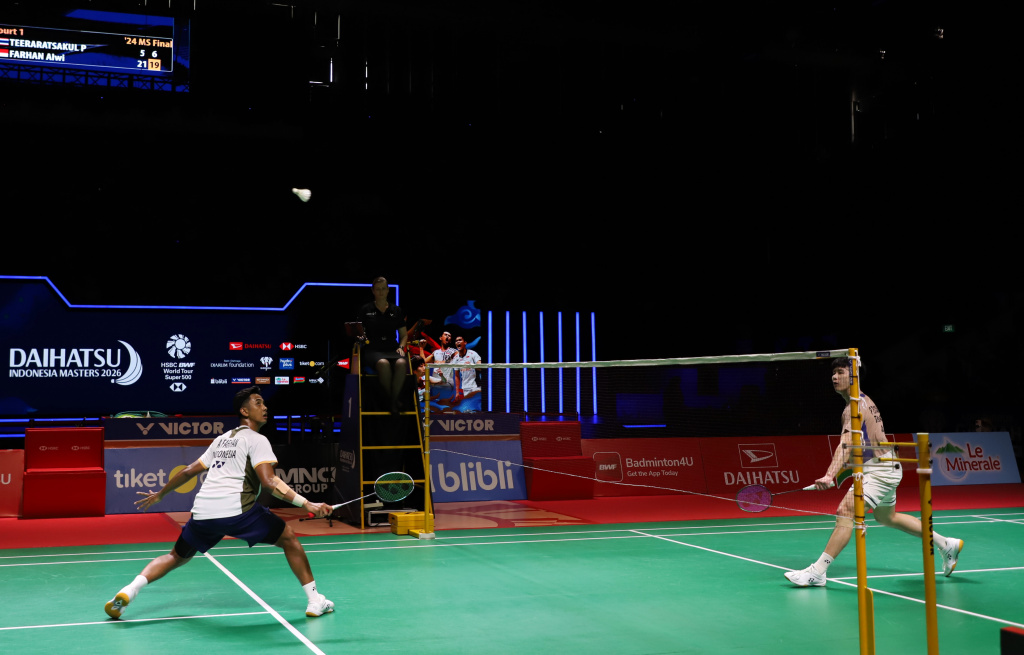 Tunggal Putra Indonesia Farhan Alwi berhasil meraih juara Daihatsu Indonesia Master 2026 (Ashar/SinPo.id)