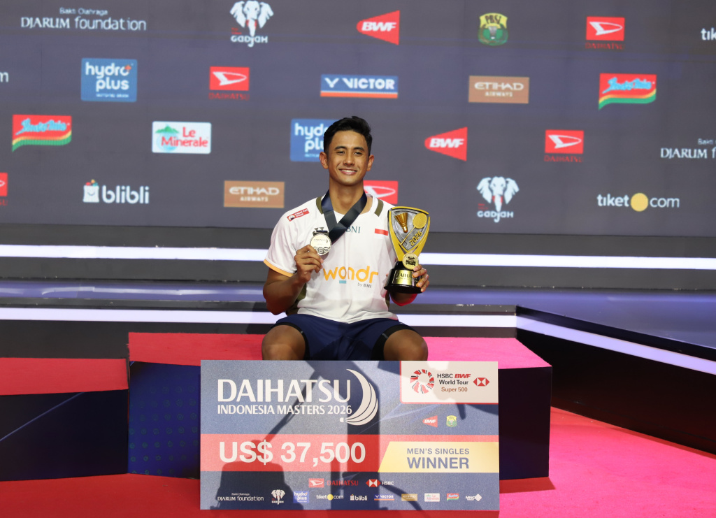 Tunggal Putra Indonesia Farhan Alwi berhasil meraih juara Daihatsu Indonesia Master 2026 (Ashar/SinPo.id)