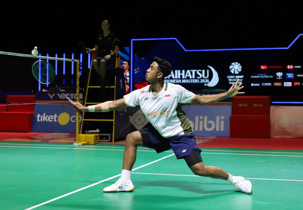 Tunggal Putra Indonesia Farhan Alwi berhasil meraih juara Daihatsu Indonesia Master 2026 (Ashar/SinPo.id)