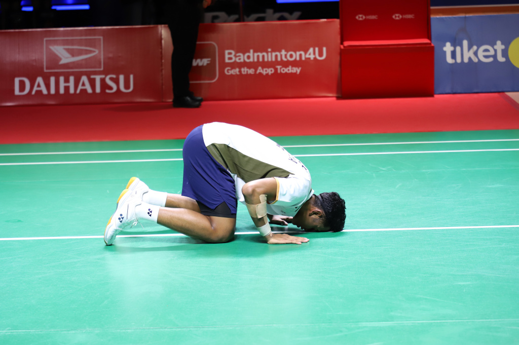 Tunggal Putra Indonesia Farhan Alwi berhasil meraih juara Daihatsu Indonesia Master 2026 (Ashar/SinPo.id)