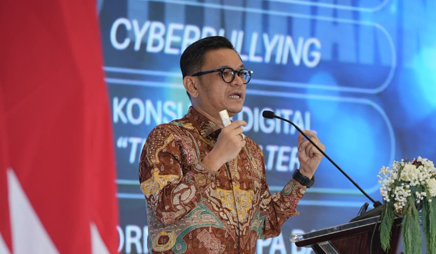 Gubernur Lemhanas RI saat hadir di Munas X LDII. (Agus Priatna/SinPo.id)