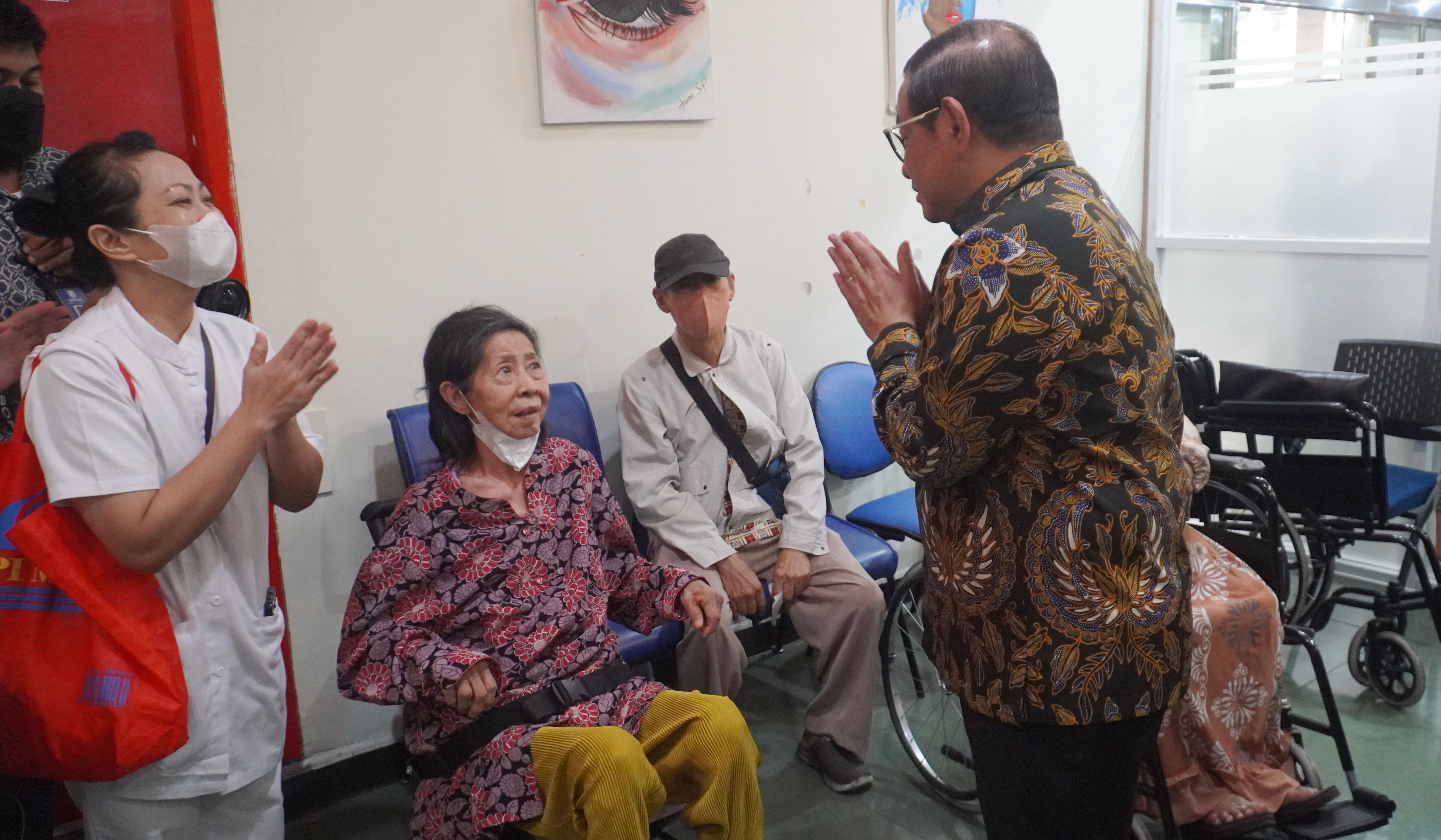 Pramono Anung, tinjau RSUD Cengkareng. (Agus Priatna/SinPo.id)