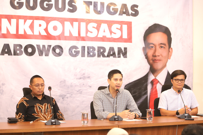 Gugus Tugas Sinkronisasi Prabowo-Gibran membantah adanya isu pemangkasan anggaran makan gratis (Ashar/SinPo.id)