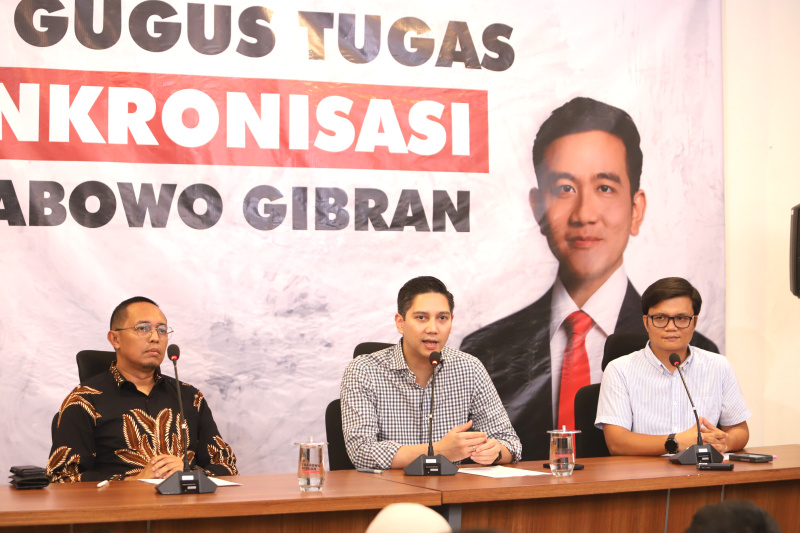 Gugus Tugas Sinkronisasi Prabowo-Gibran membantah adanya isu pemangkasan anggaran makan gratis (Ashar/SinPo.id)