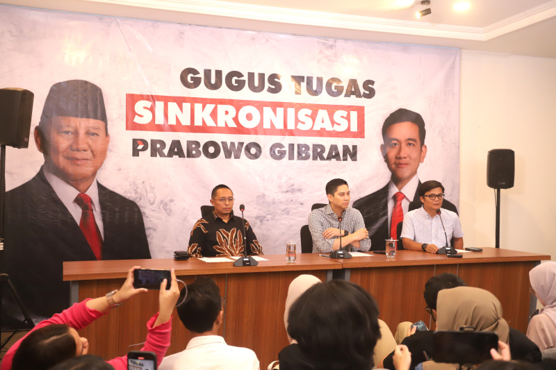 Gugus Tugas Sinkronisasi Prabowo-Gibran membantah adanya isu pemangkasan anggaran makan gratis (Ashar/SinPo.id)