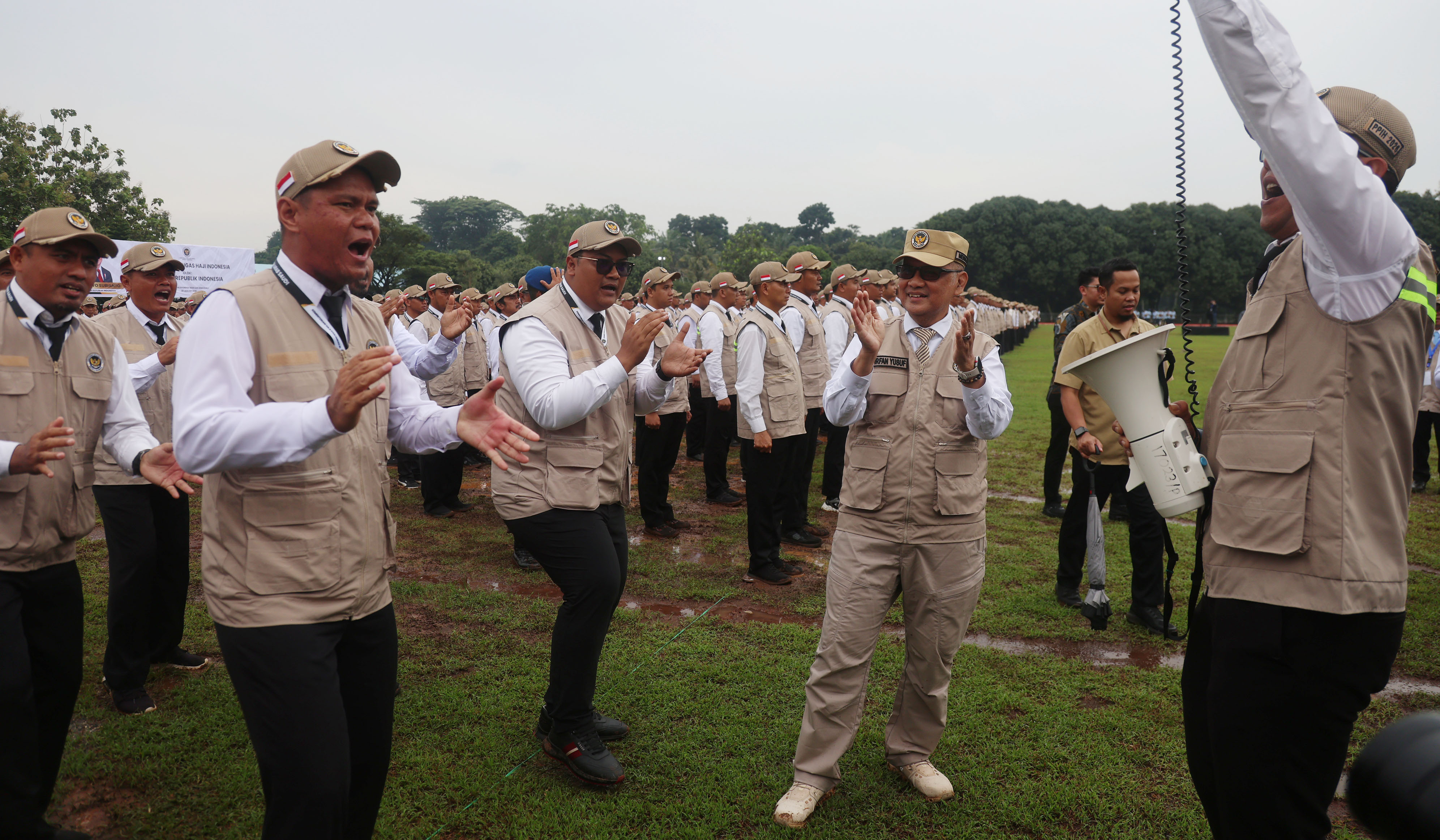 Penutupan diklat PPIH Arab Saudi 2026. (Agus Priatna/SinPo.id)