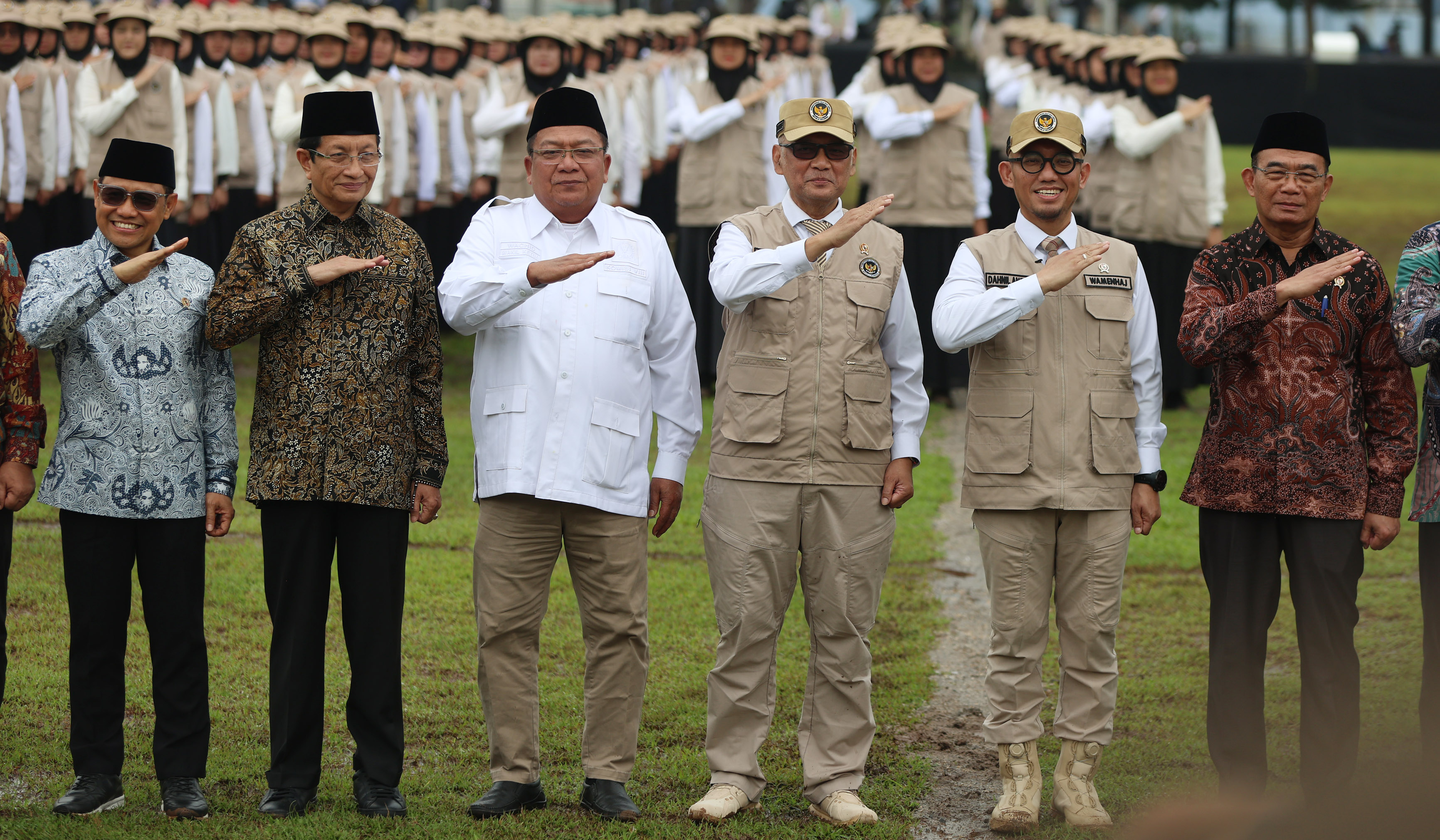 Penutupan diklat PPIH Arab Saudi 2026. (Agus Priatna/SinPo.id)