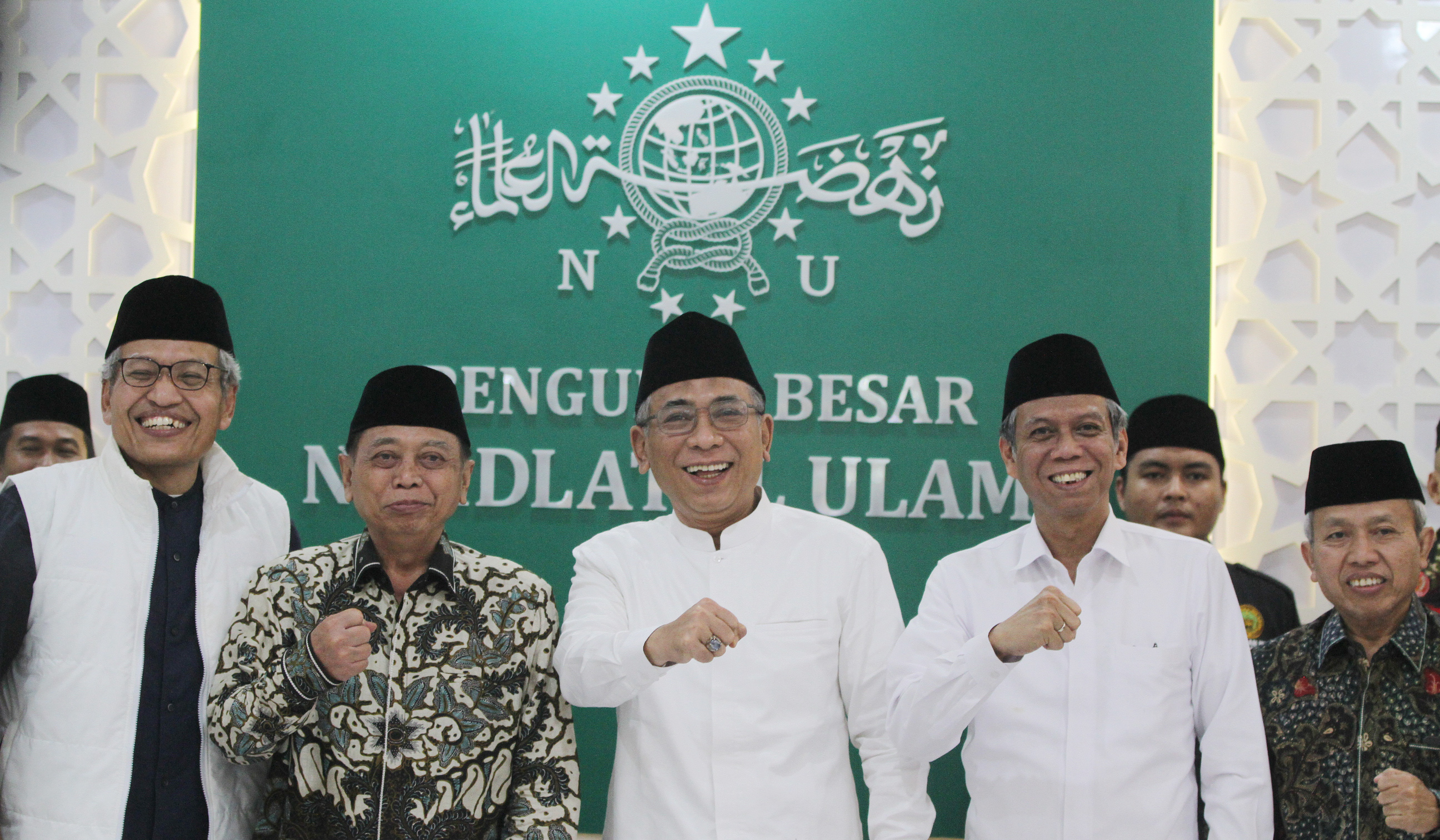 Konferensi pers Gus Yahya. (Agus Priatna/SinPo.id)