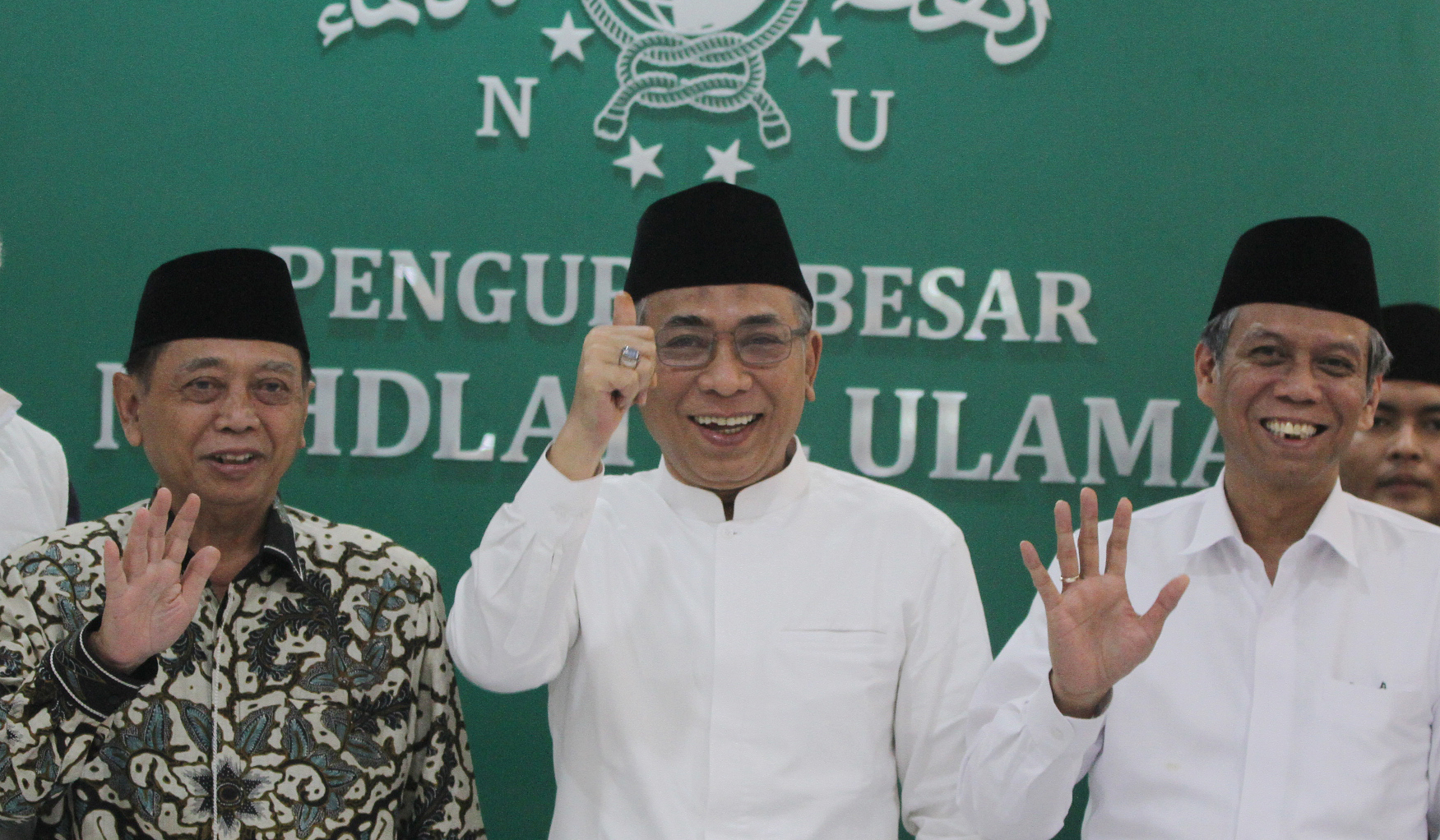 Konferensi pers Gus Yahya. (Agus Priatna/SinPo.id)