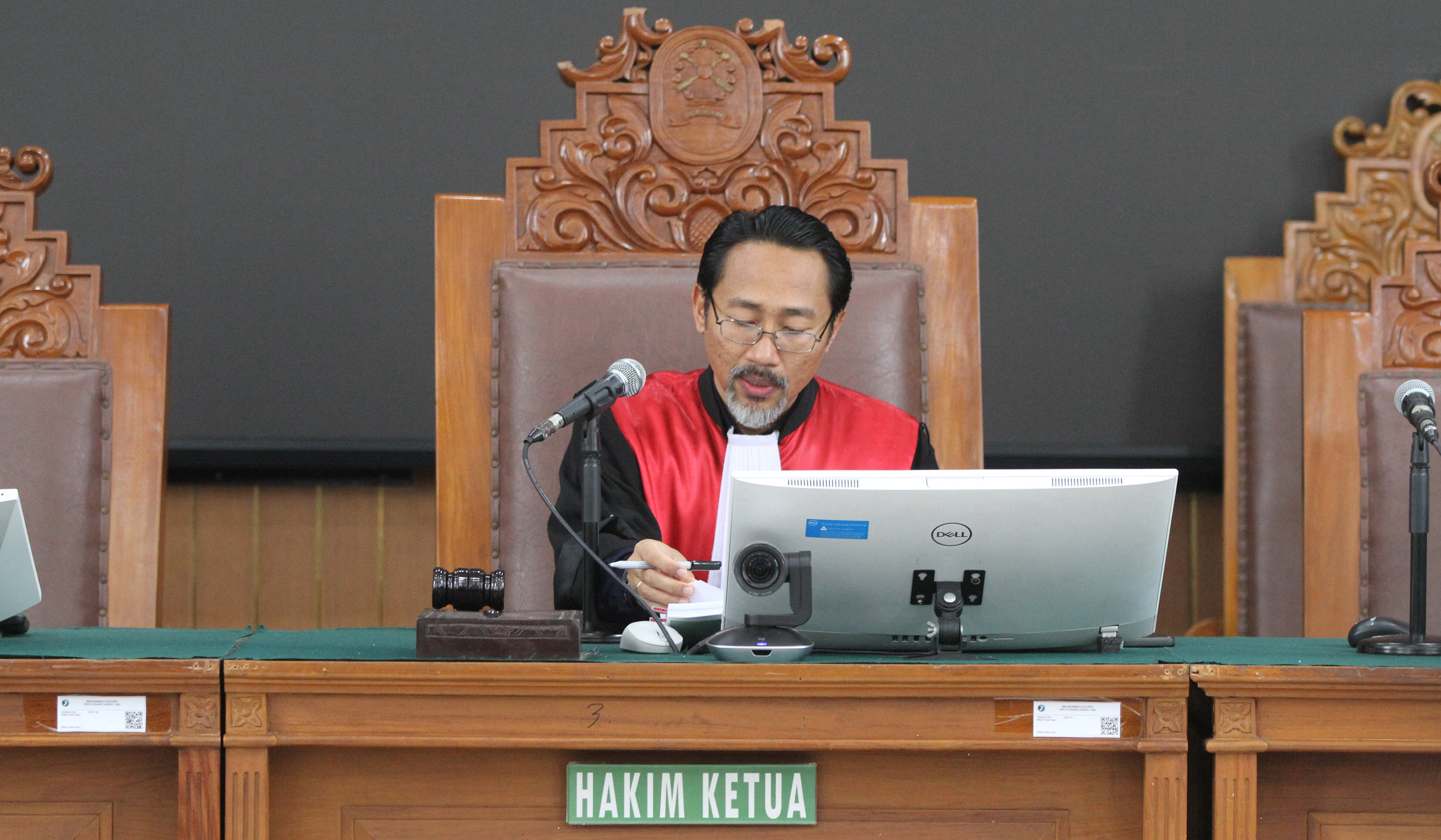 Sidang putusan Praperadilan Nadiem Makarim. (Agus Priatna/SinPo.id)