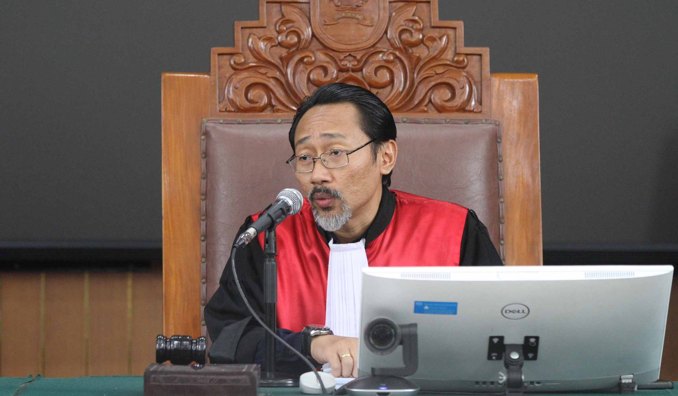 Sidang putusan Praperadilan Nadiem Makarim. (Agus Priatna/SinPo.id)