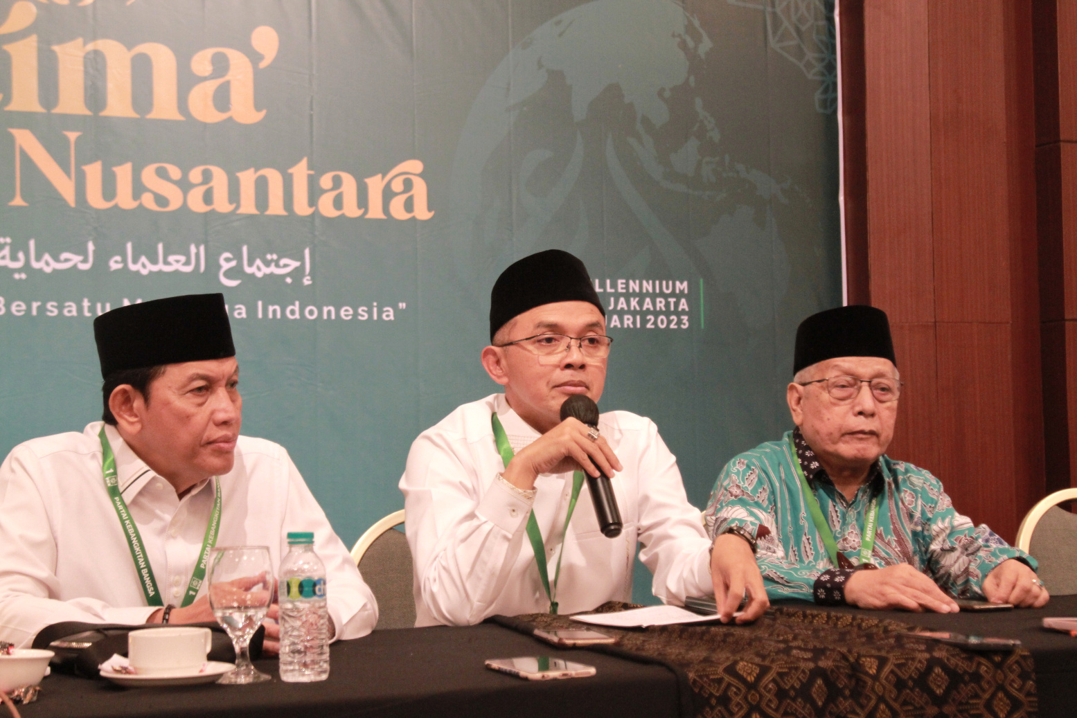 Hasil Ijtima Ulama Nusantara PKB menginginkan Cak Imin menjadi Capres 2024 nanti (Ashar/SinPo.id)