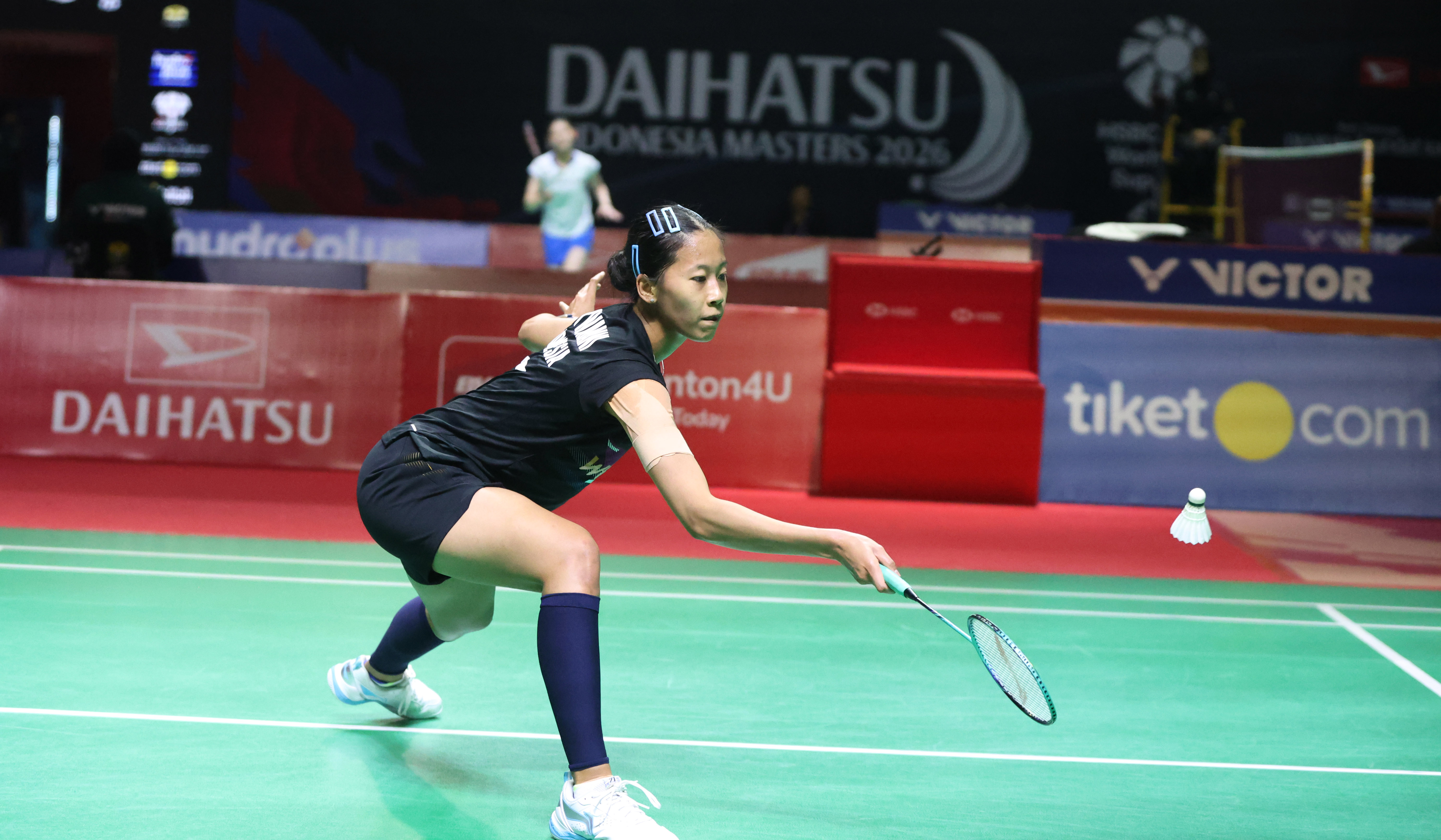 Putri KW pada ajang Indonesia Masters 2026. (Agus Priatna/SinPo.id)