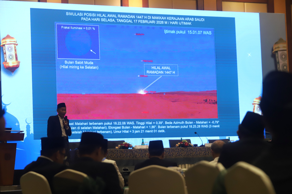 Pemerintah melalui hasil sidang Isbat menetapkan 1 Ramadan 1447 H pada hari Kamis 19 Februari (Ashar/SinPo.id)
