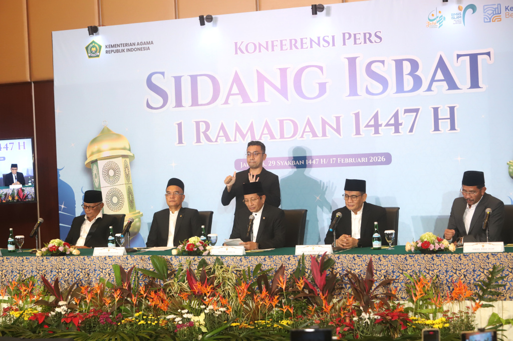 Pemerintah melalui hasil sidang Isbat menetapkan 1 Ramadan 1447 H pada hari Kamis 19 Februari (Ashar/SinPo.id)