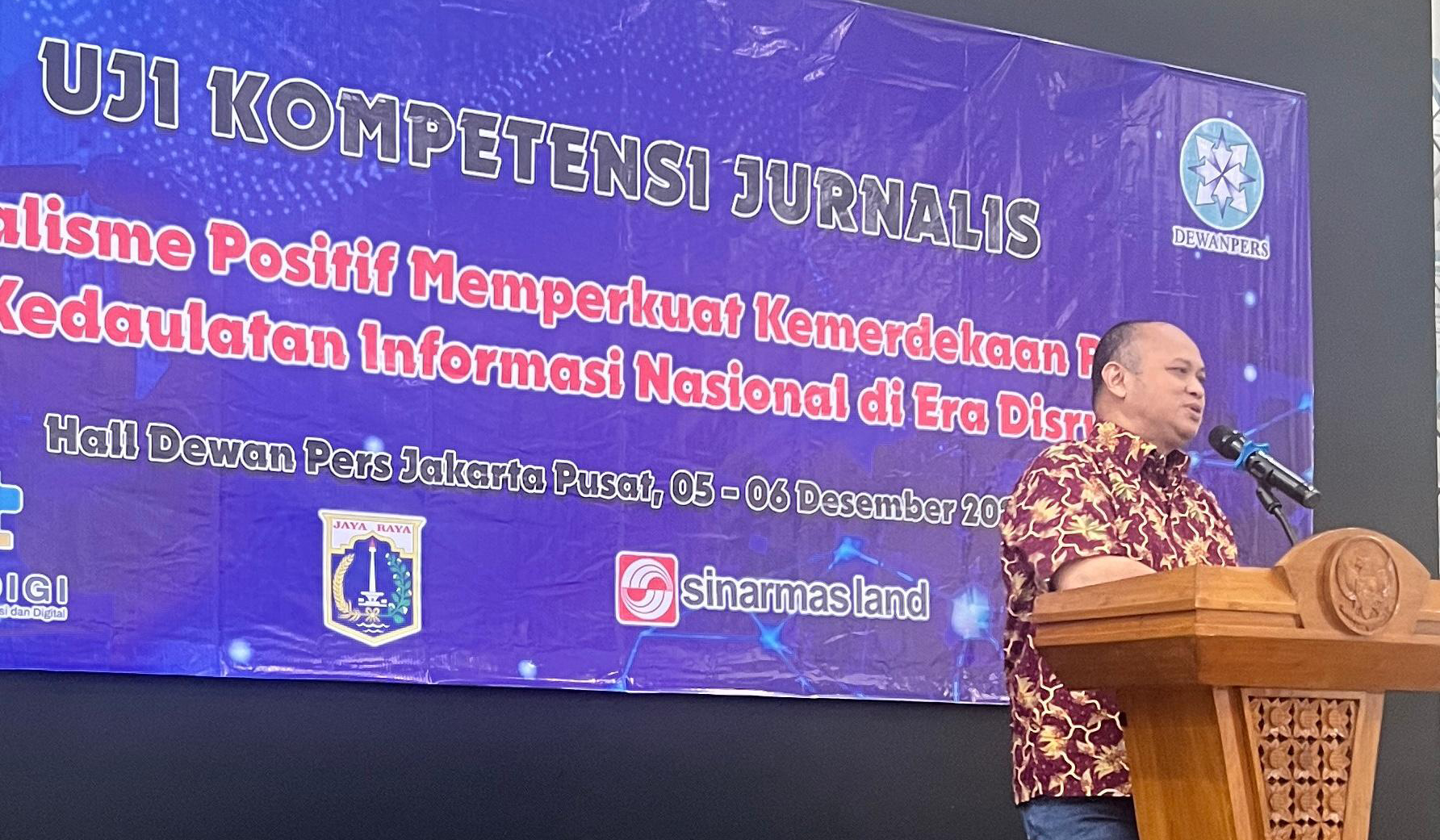 Uji Kompetensi bagi Jurnalis Televisi di Jakarta.