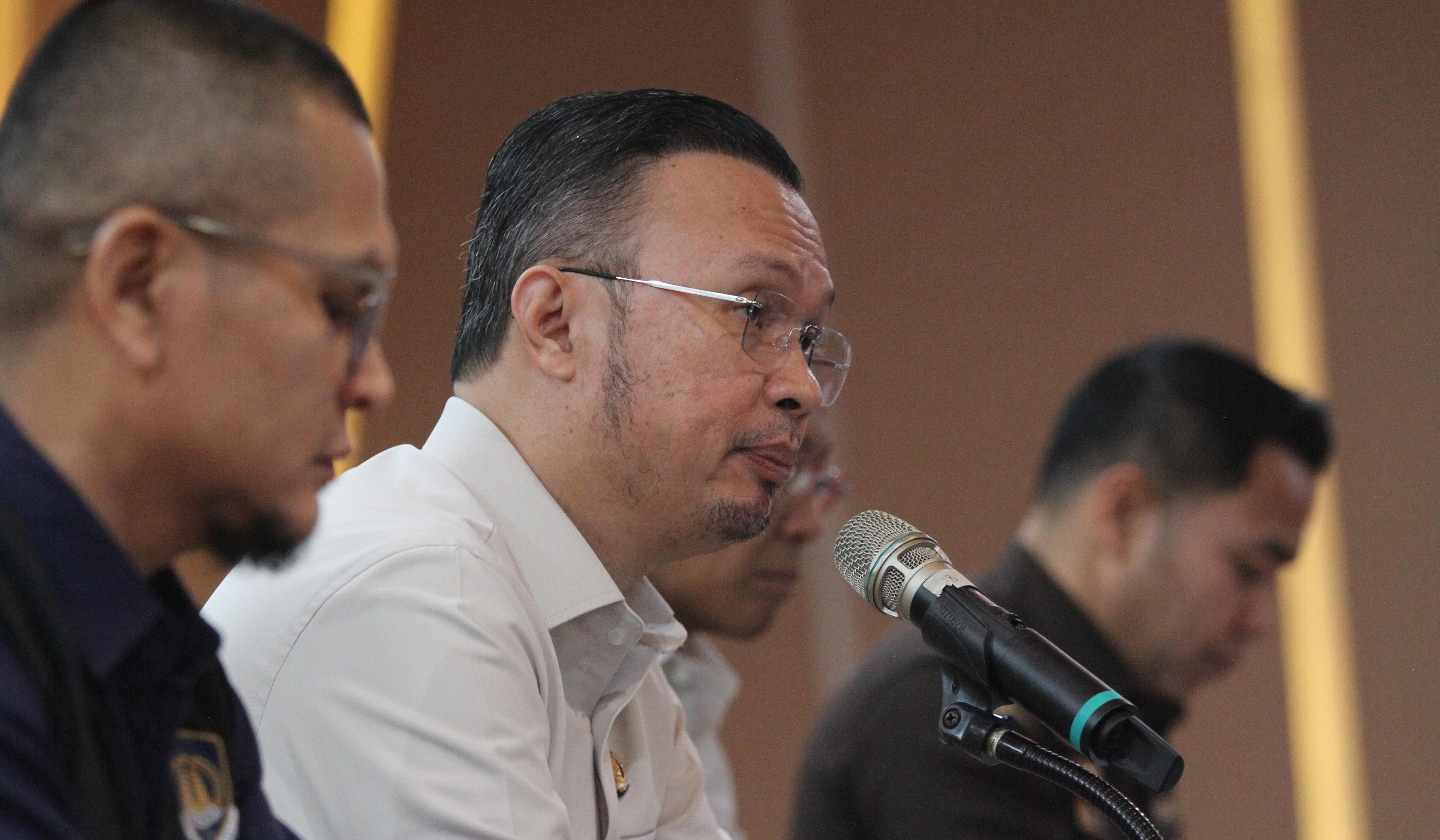 Konferensi pers Ditjen Imigrasi. (Agus Priatna/SinPo.id)