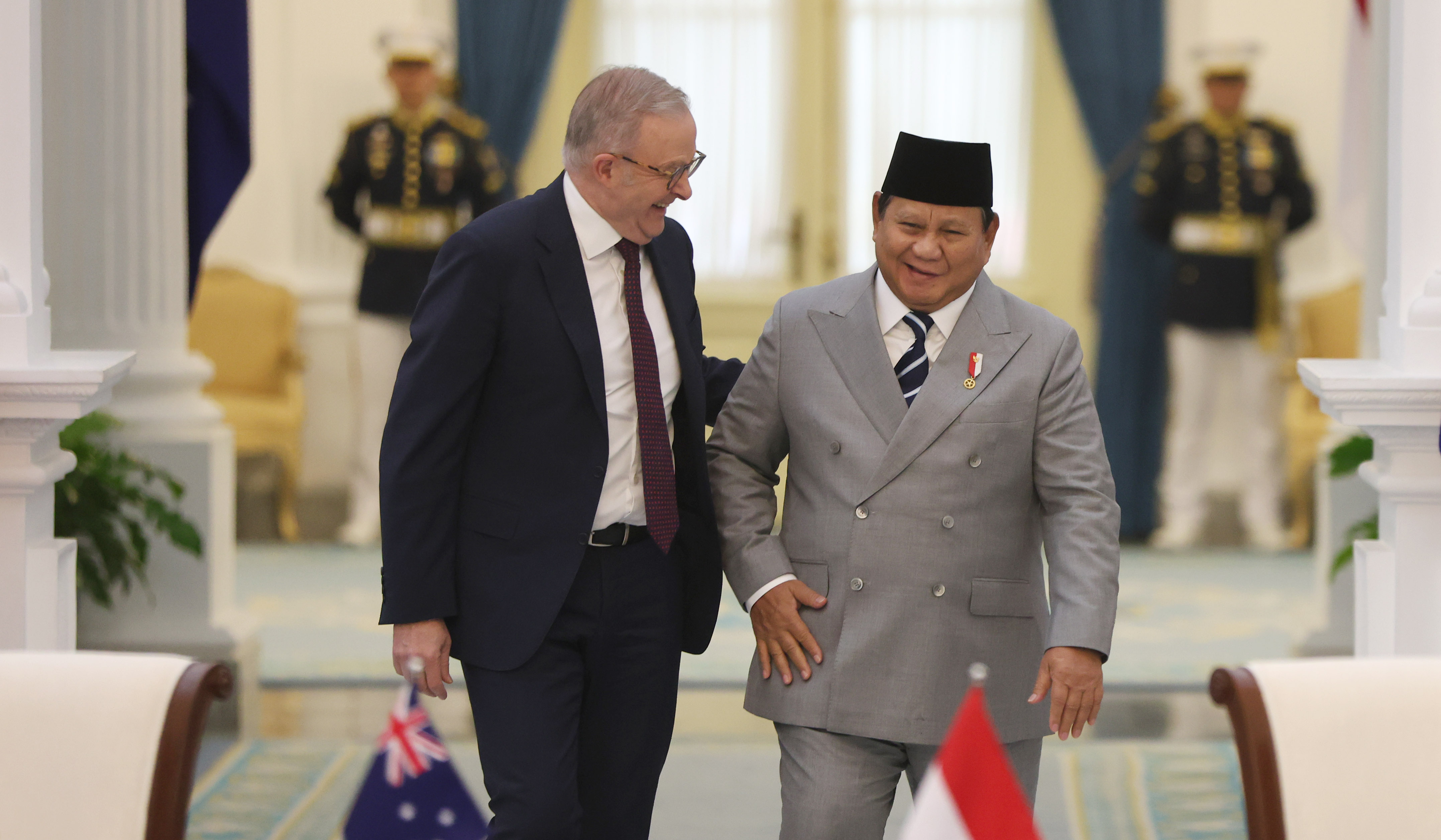 Penandatanganan Trakat Keamanan Bersama. (Agus Priatna/SinPo.id)