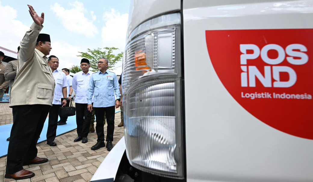 Prabowo resmikan koperasi desa/kelurahan merah putih. (Agus Priatna/BPMI Setpres/SinPo.id)