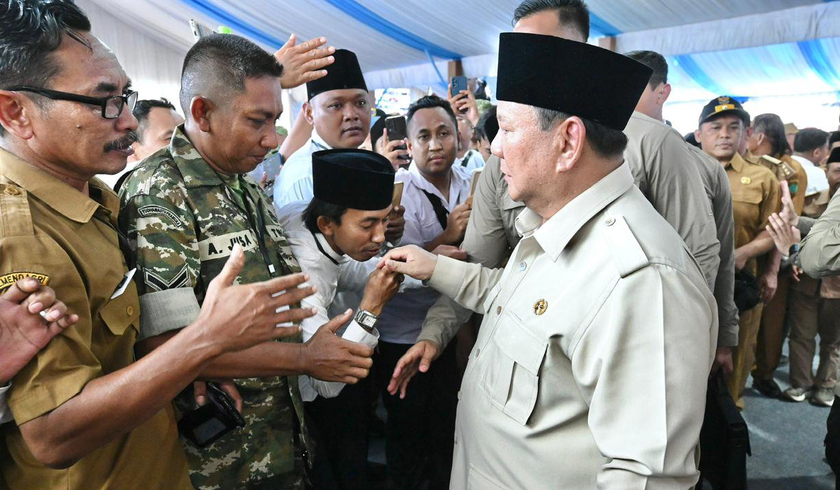 Prabowo resmikan koperasi desa/kelurahan merah putih. (Agus Priatna/BPMI Setpres/SinPo.id)