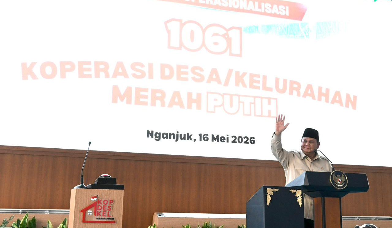 Prabowo resmikan koperasi desa/kelurahan merah putih. (Agus Priatna/BPMI Setpres/SinPo.id)