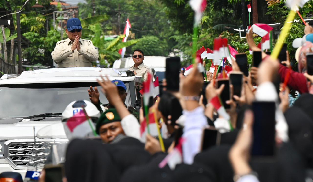 Prabowo resmikan koperasi desa/kelurahan merah putih. (Agus Priatna/BPMI Setpres/SinPo.id)