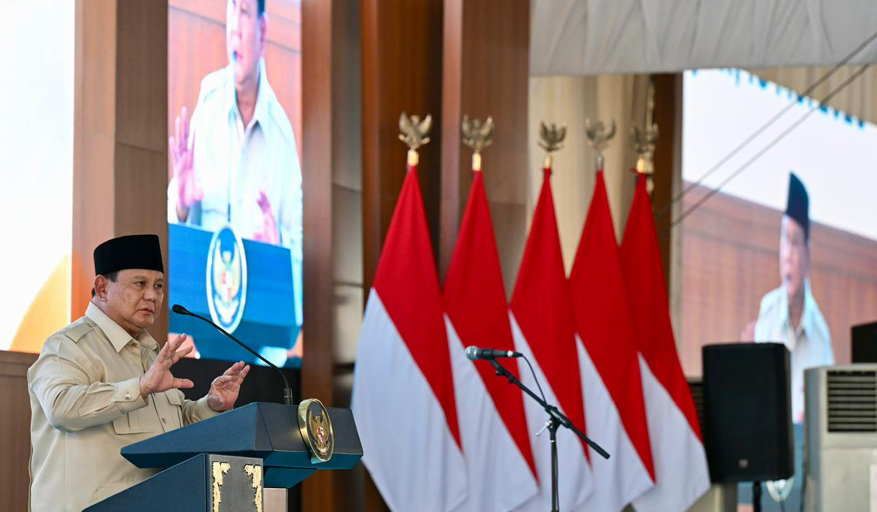 Prabowo resmikan koperasi desa/kelurahan merah putih. (Agus Priatna/BPMI Setpres/SinPo.id)