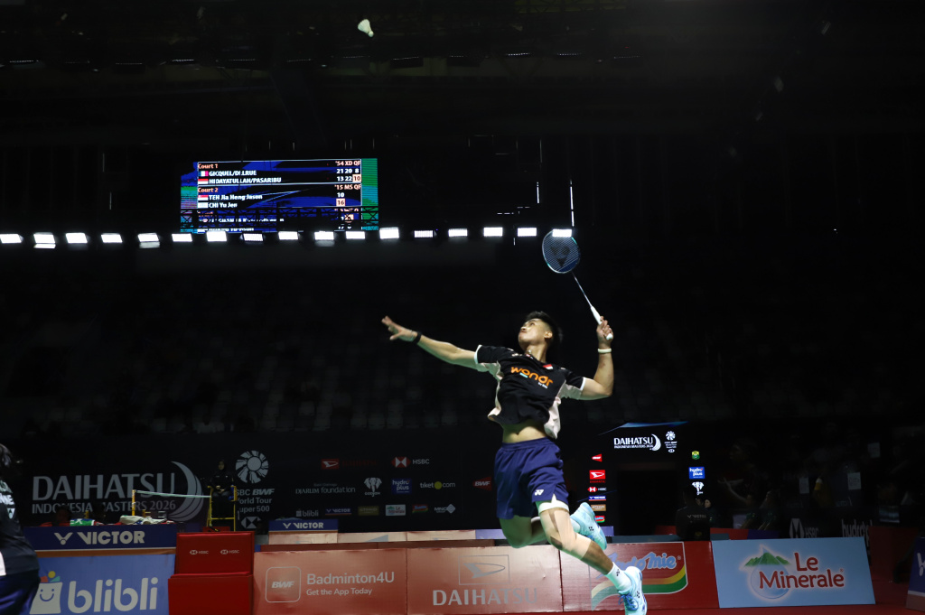 Ganda Campuran Jafar Hidayatullah/Felisha Pasaribu berhasil melaju ke babak Semifinal Daihatsu Indonesia Master 2026 (Ashar/SinPo.id)