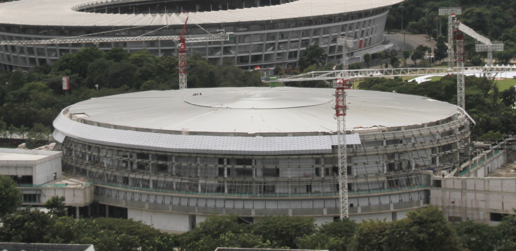 Jakarta akan segera mempunyai lapangan basket berstandar Internasional di Gelora Bung Karno yang nantinya akan dipakai ajang pertandingan FIBA Basketball World Cup 2023 (Ashar/SinPo.id)