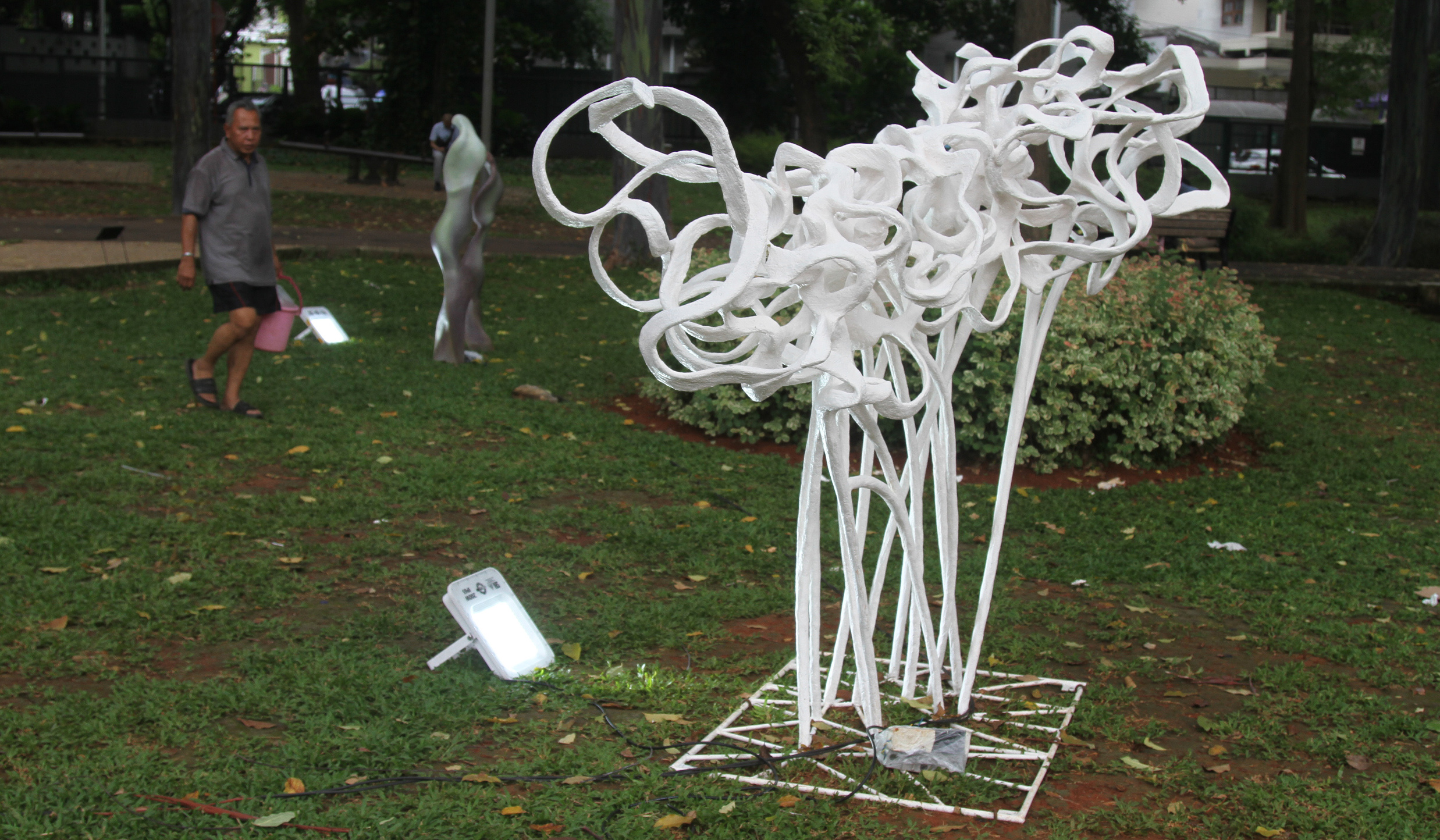 Pameran Jakarta Artmosphere 2025. (Agus Priatna/SinPo.id)