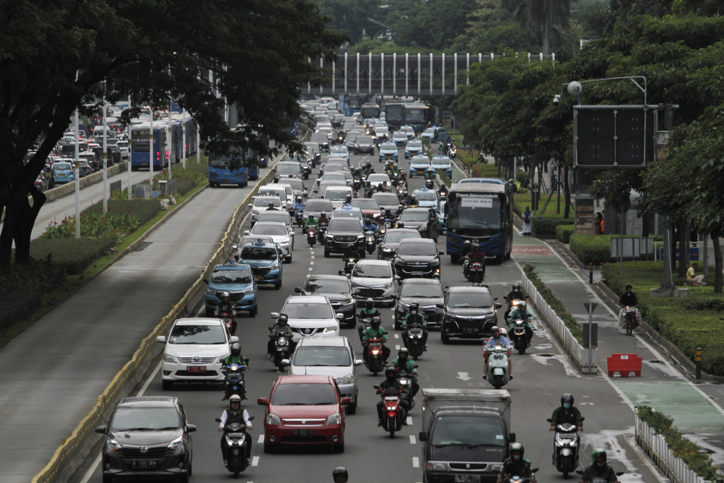 Jakarta mulai macet lagi setelah libur Lebaran sudah selesai (Ashar/SinPo.id)