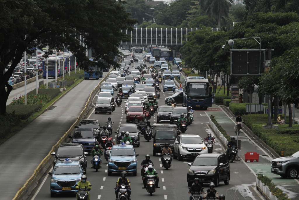 Jakarta mulai macet lagi setelah libur Lebaran sudah selesai (Ashar/SinPo.id)