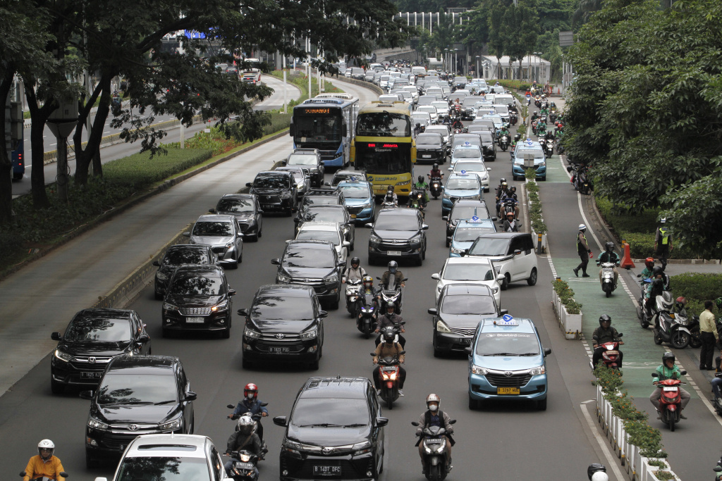 Jakarta mulai macet lagi setelah libur Lebaran sudah selesai (Ashar/SinPo.id)