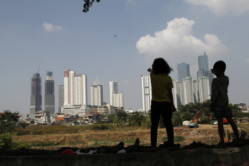 Jakarta masuk peringkat ketiga dengan kualitas polusi udara terburuk di dunia (Ashar/SinPo.id)