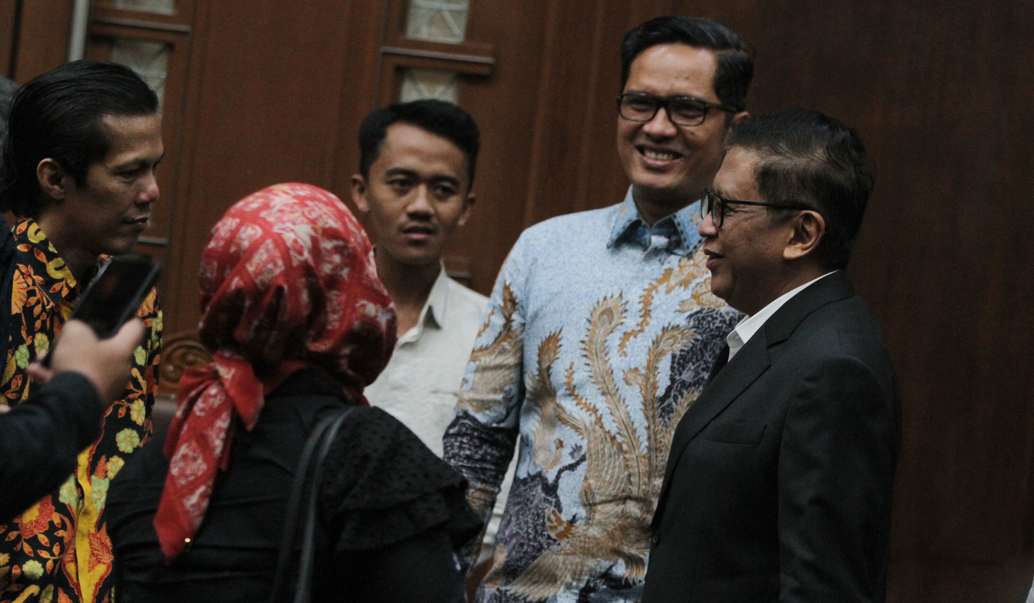 Terdakwa Hasto Kristiyanto, saat menjalani sidang duplik di PN Tipikor, Jakarta. (Agus Priatna/SinPo.id)