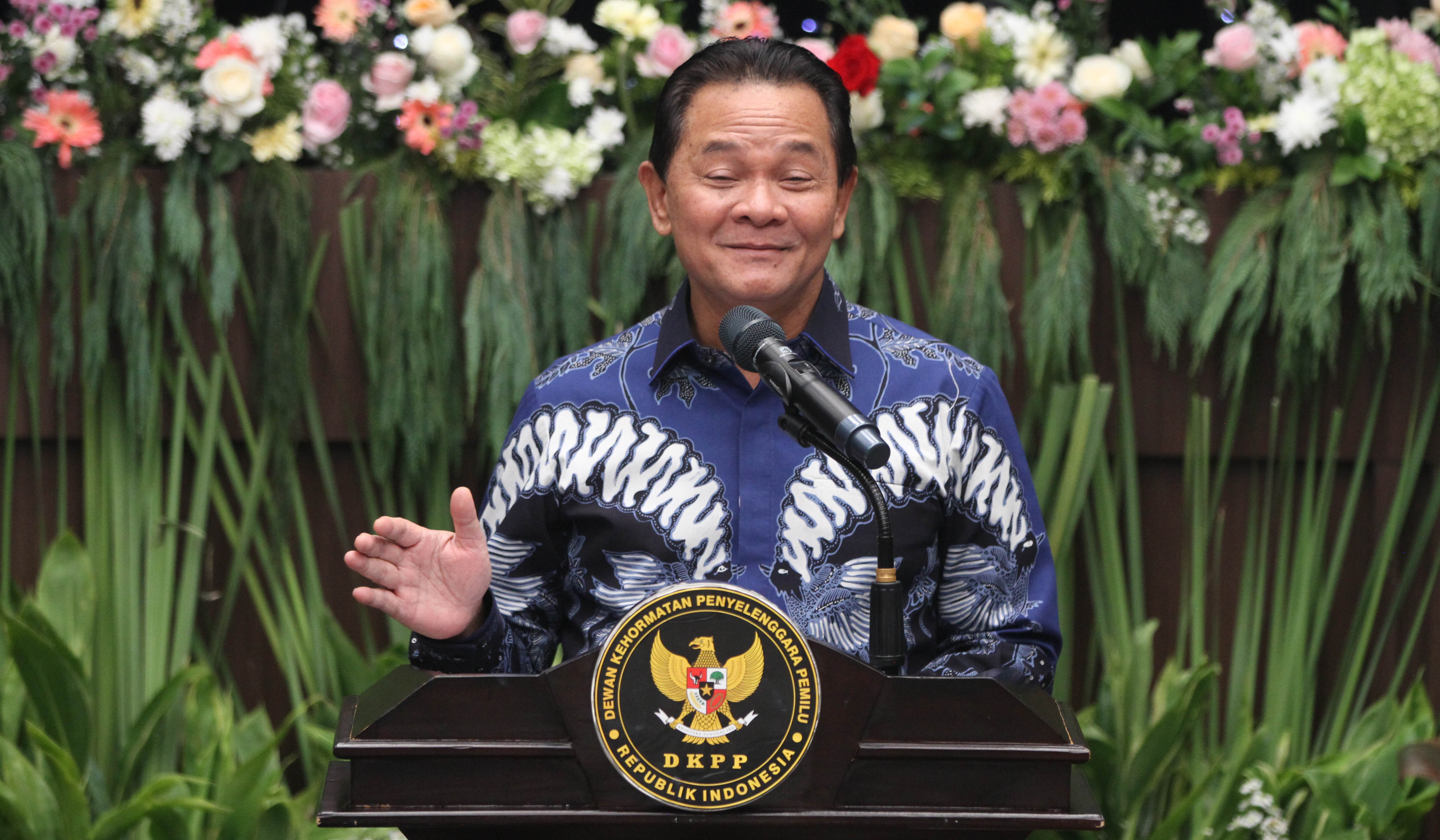 Peluncuran buku Jimly Asshiddiqie. (Agus Priatna/SinPo.id)