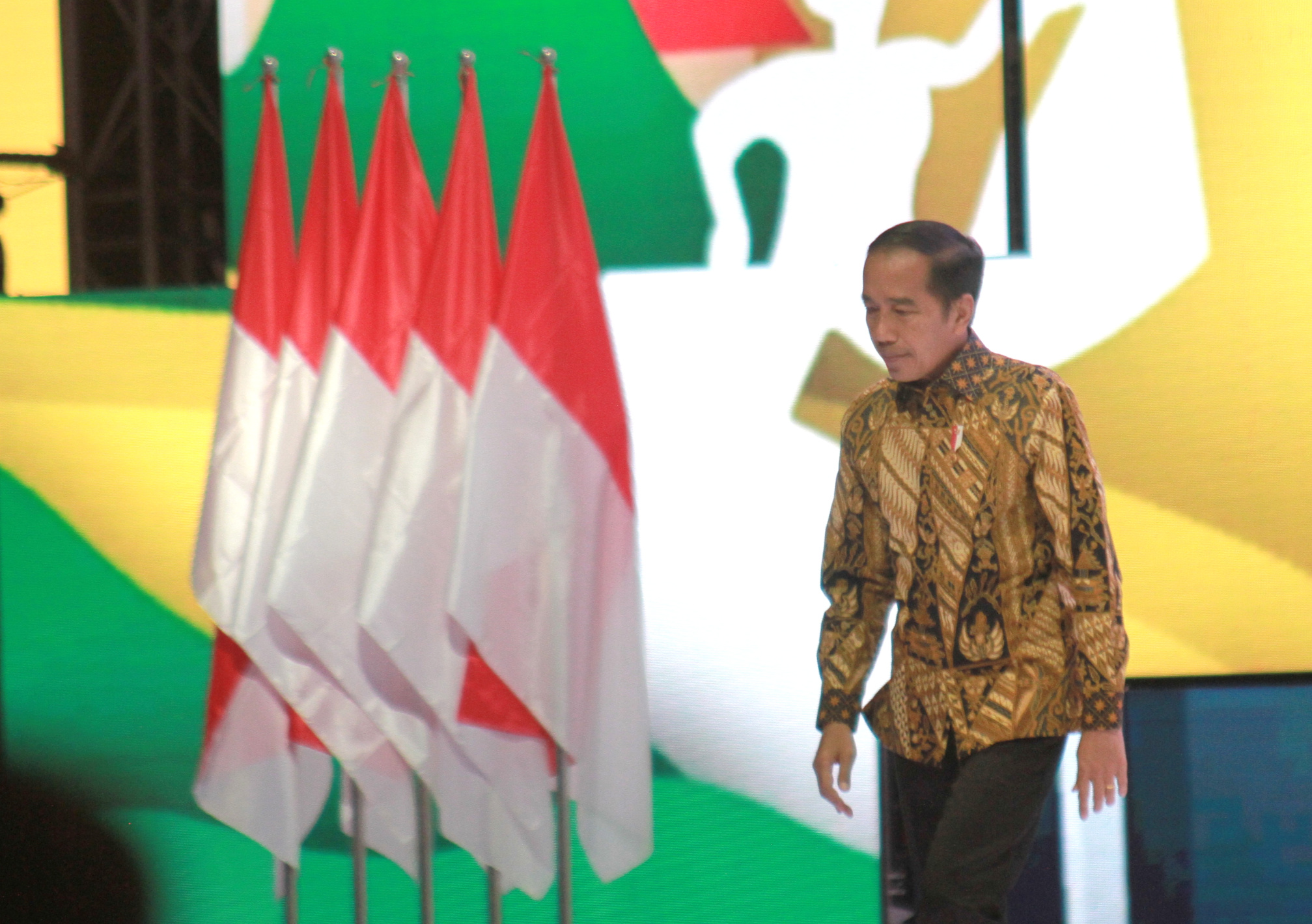 Presiden Jokowi hadiri puncak HUT Golkar